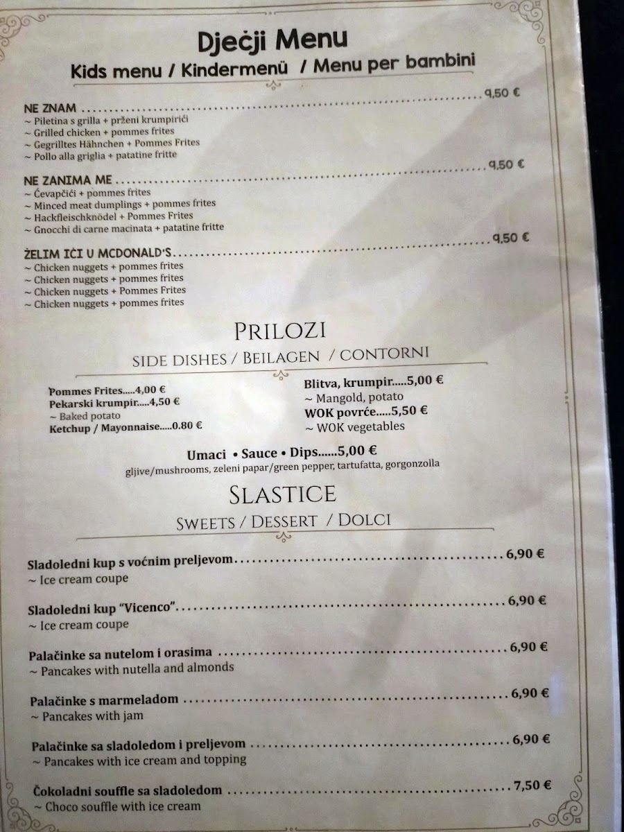 Vicenco Grill Bar Menu - Image 2