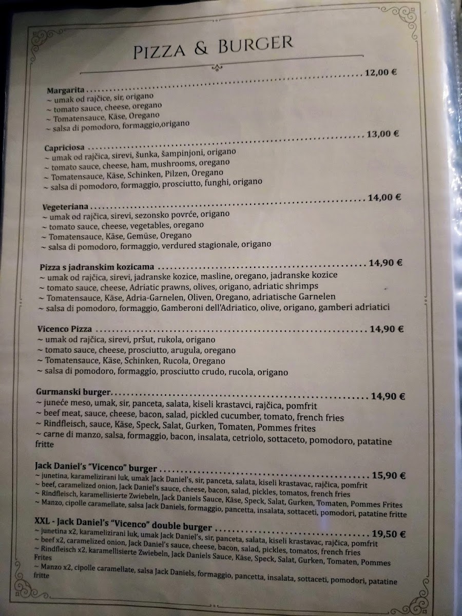 Vicenco Grill Bar Menu - Image 3